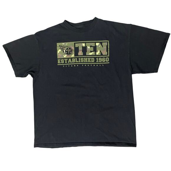 NFL Team Apparel TN Titans CamoTennessee T-shirt Tee Shirt short sleeve Men’s XL - Picture 1 of 4